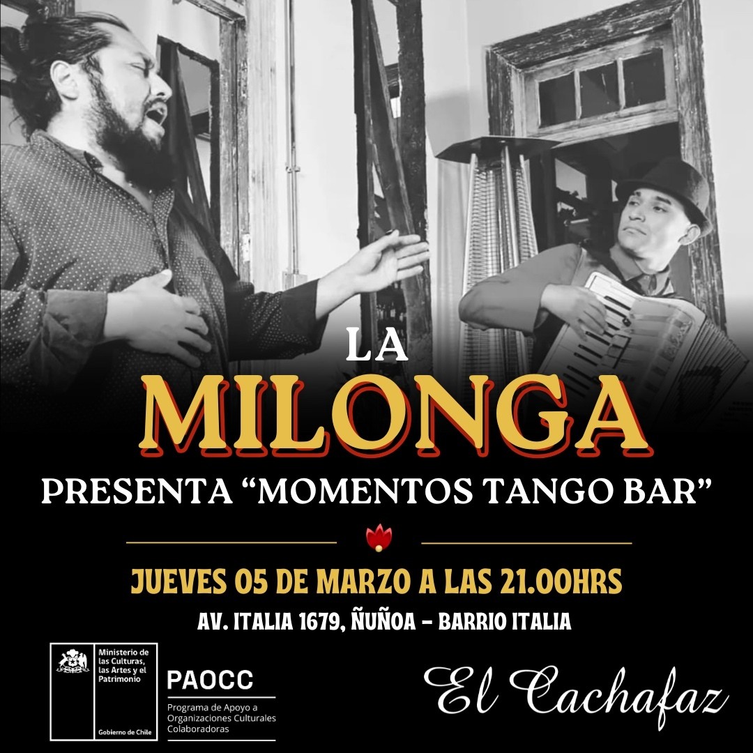 Milonga Jueves 5 Marzo 21hrs 