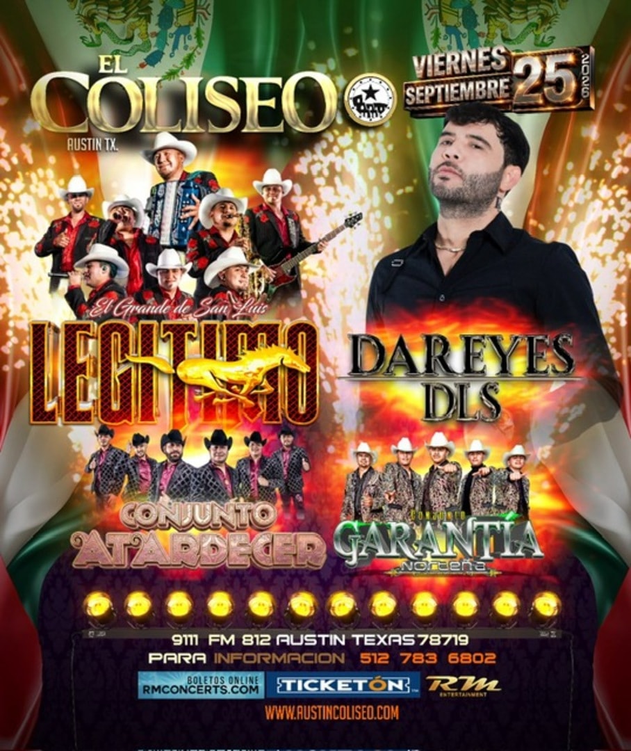 Legitimo El Grande de San Luis-Dareyes DLS-Conjunto Atardecer-Conjunto Garantia Nortena-El Coliseo