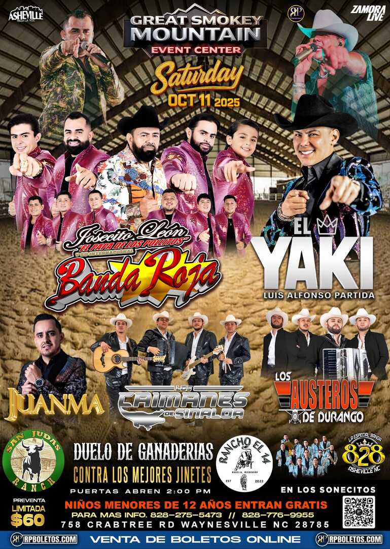 Yaki-Banda Roja-Juanma-Caimanes-Austeros-WaynesvilleNC