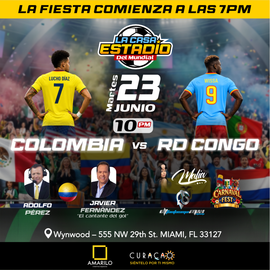 LA CASA ESTADIO DEL MUNDIAL - Colombia vs RD Congo