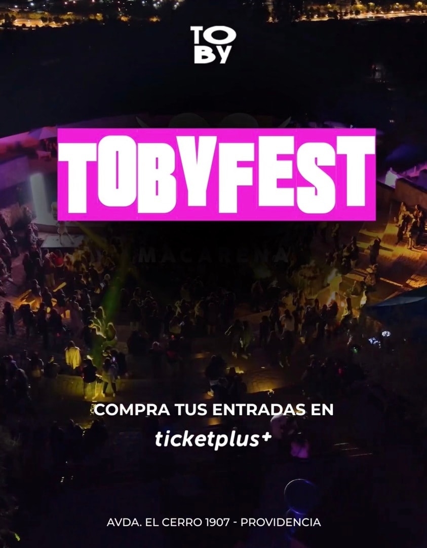 TOBY FEST - ANFITEATRO PABLO NERUDA - 21:00 - 29 NOVIEMBRE