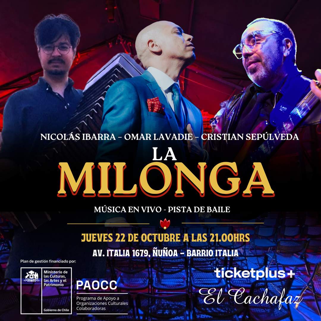 Milonga Jueves 22 Octubre 21hrs 