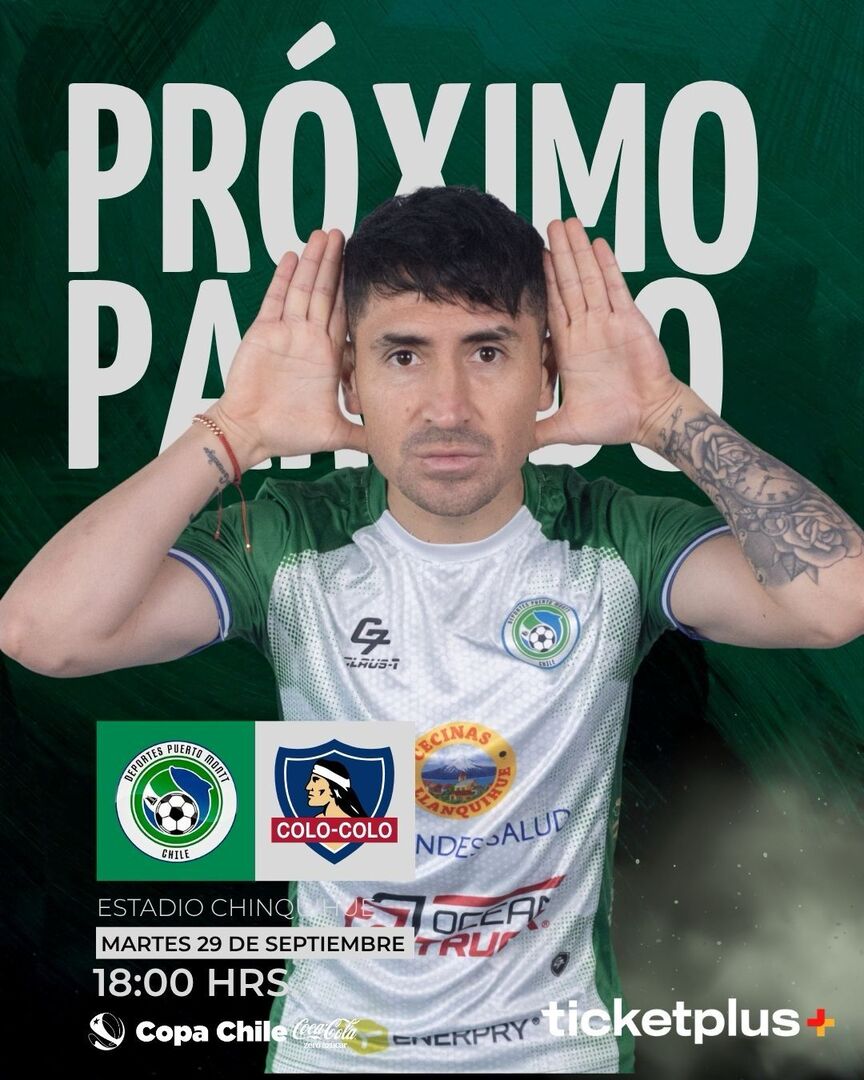 Deportes Puerto Montt vs Colo Colo  Campeonato Copa Chile Coca - Cola Zero Azúcar