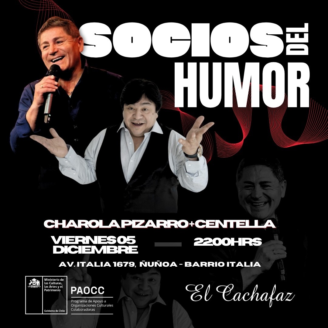 Show Stand Up-Socios del Humor-Viernes 5 de Diciembre 22 hrs
