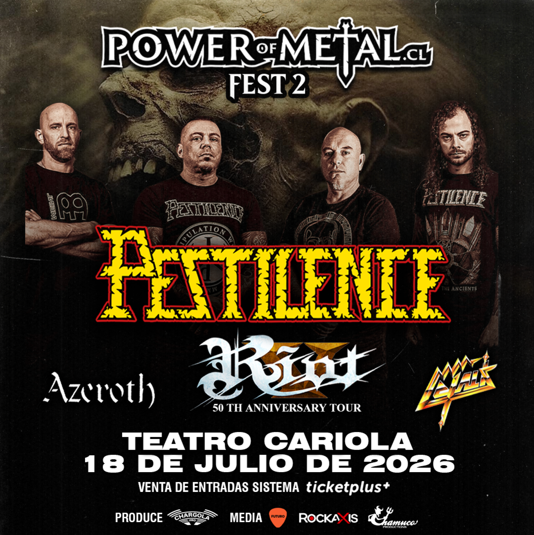 Pestilence y Riot - Powerofmetal Fest 2