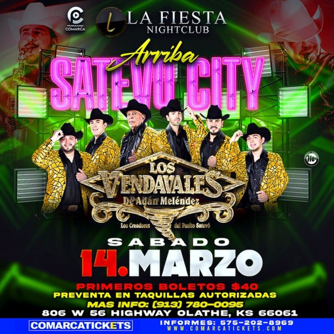 Los Vendavales de Adan Melendez-Arriba Statevo City-La Fiesta