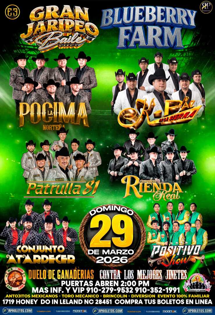 Cultura Duranguense-Blueberry Farm-Leland-NC