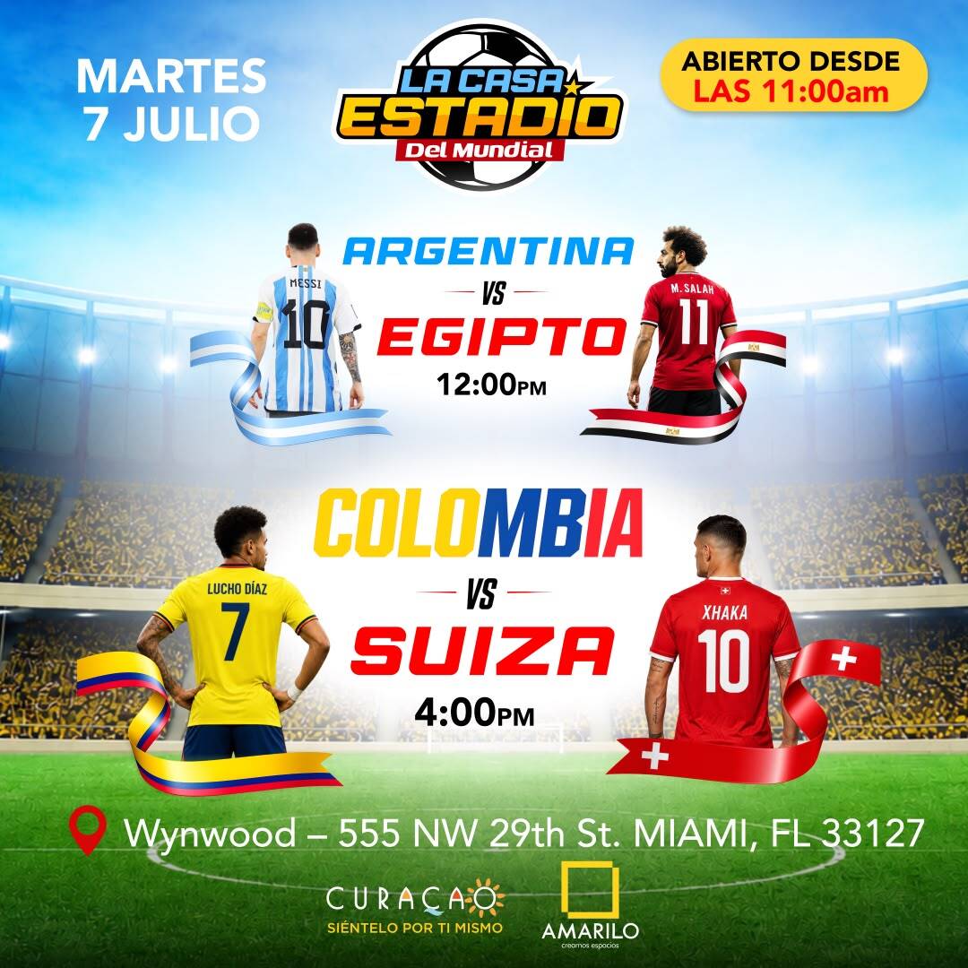 COLOMBIA VS SUIZA EN LA CASA ESTADIO DEL MUNDIAL