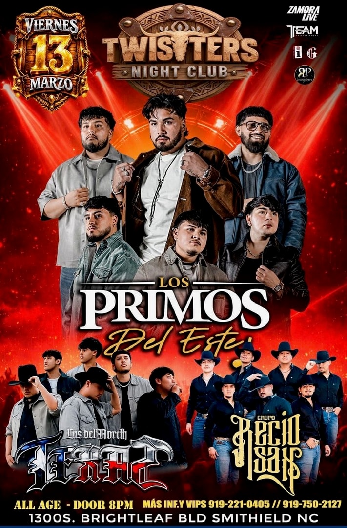 Los Primos del Este-Los Del North-Grupo Recio Sax