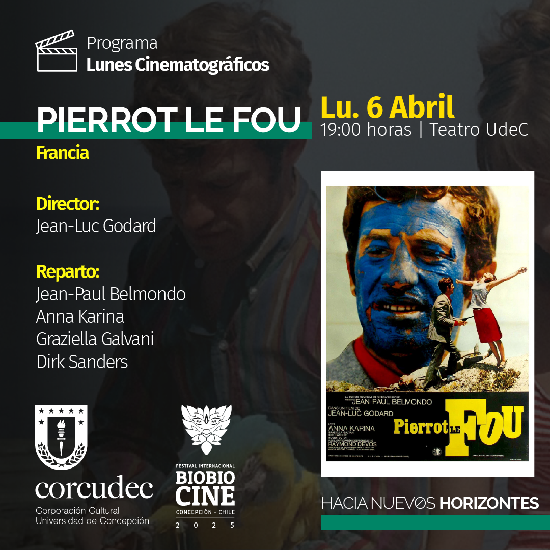 Pierrot le Fou - Lunes cinematográficos