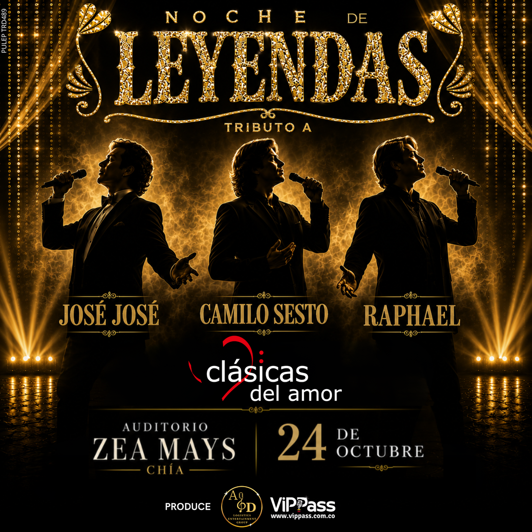 NOCHE DE LEYENDAS Tributo a José José, Camilo Sesto y Raphael
