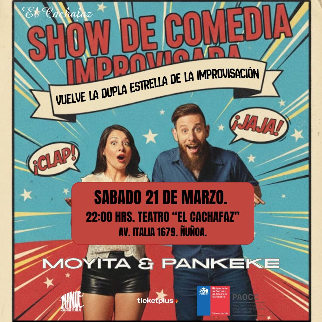 Show de Impro-Comedia Improvisada- Sabado 21 Marzo 22 hrs