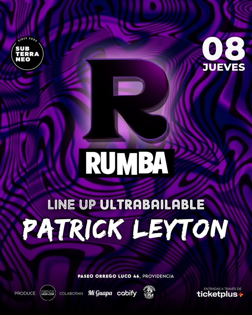 RUMBA Full Ultrabailable ★ JUEVES 08 ENERO ★ Club Subterráneo (+21M & +23H)