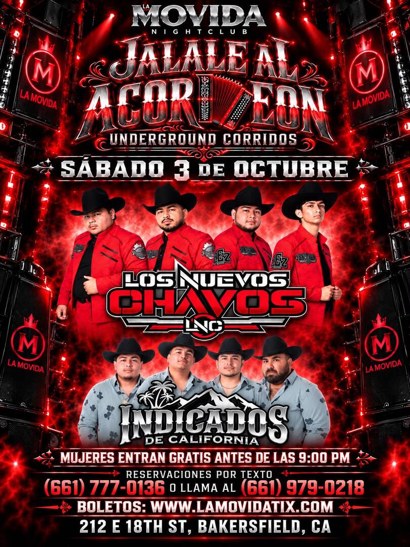 Los Nuevos Chavos LNC-Indicados de California-Jalale Al Acordeon-Undergroud Corridos