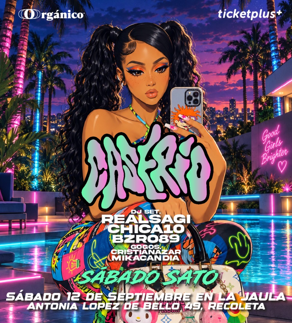 Sábado Sato 😈 en Caserío Fiesta, Sábado 12 de Septiembre en La Jaula