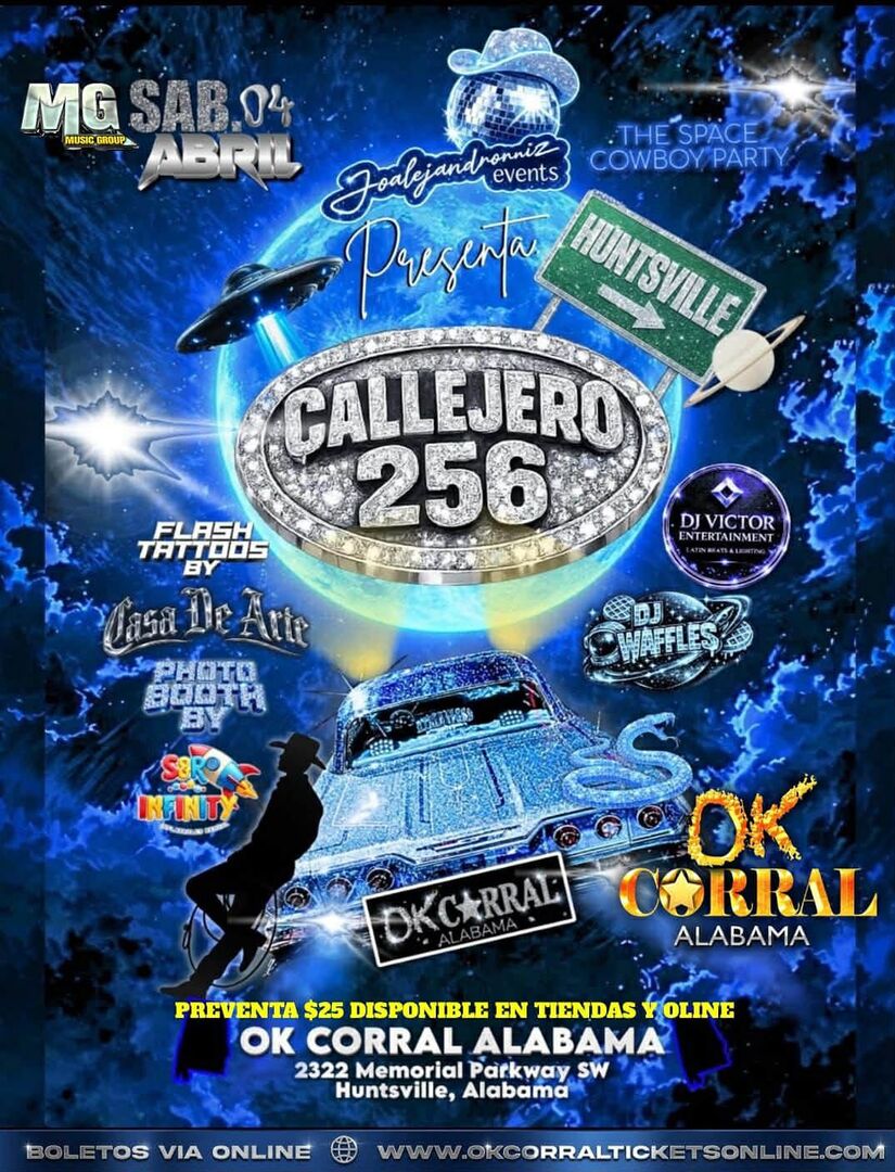 Callejero 256-The Space Cowboy Party