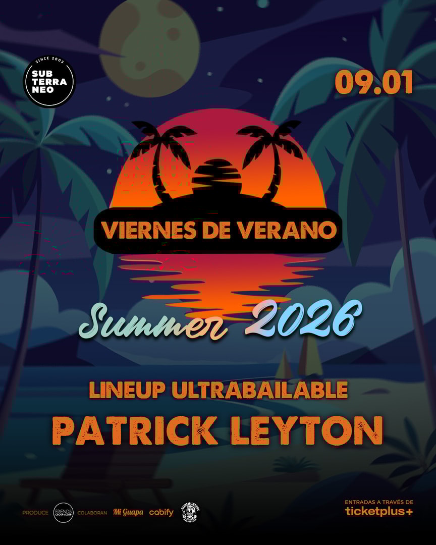 VIERNES DE VERANO Full ultrabailable ★ VIERNES 09 ENERO ★ Club Subterráneo (+23)
