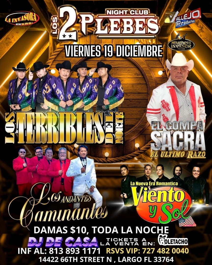 Los Terribles del Norte-El Compa Sacra-Los Andantes Caminantes-Viento y Sol-Los 2 Plebes