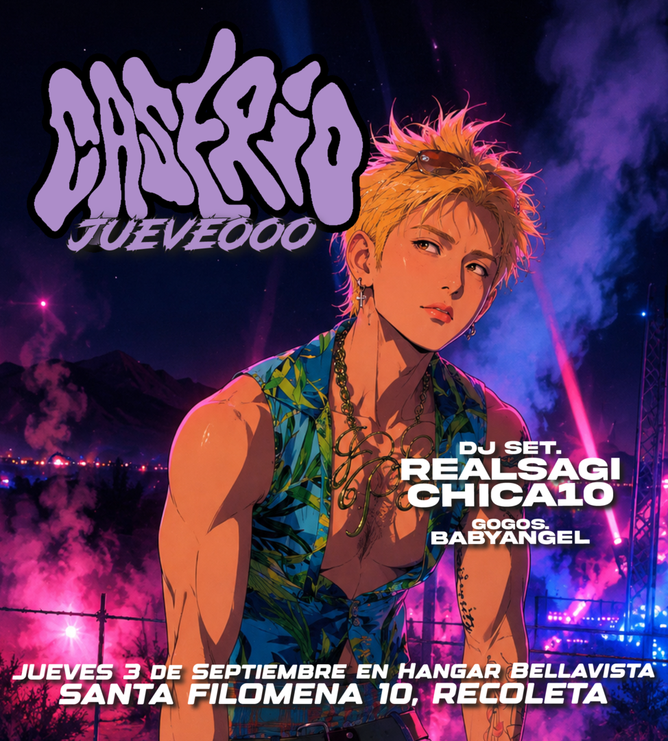 JUEVEOOO 💋 en Caserío Fiesta Jueves 3 de Septiembre en Hangar Bellavista