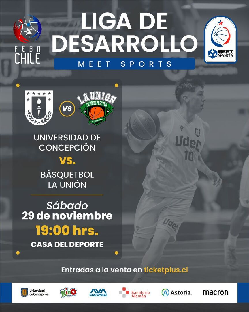 CD UdeC vs Básquetbol La Unión / Liga Meet Sports