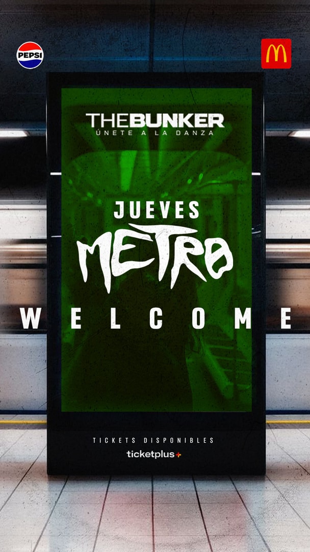 METRO / JUEVES 08 OCTUBRE / THE BUNKER🚨