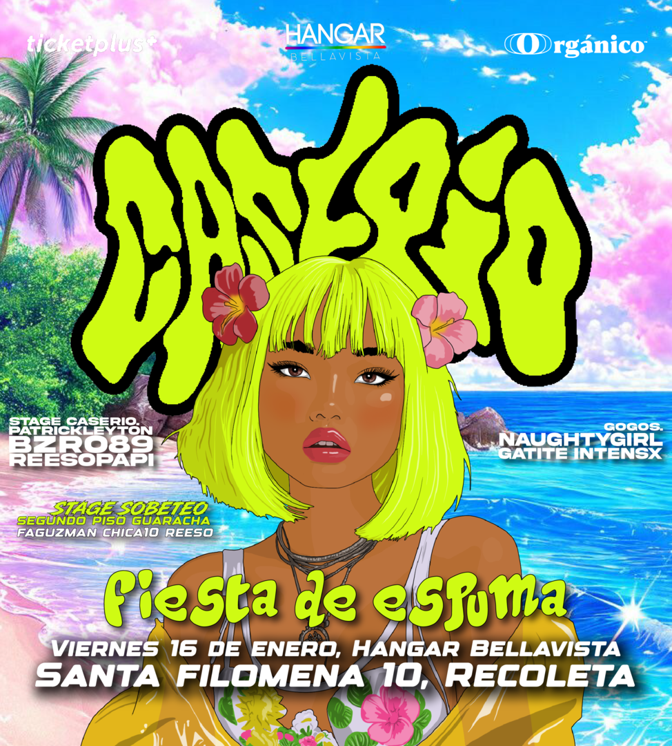 Viernes de Espuma 🫧 en Caserío fiesta 16 de Enero en Hangar Bellavista