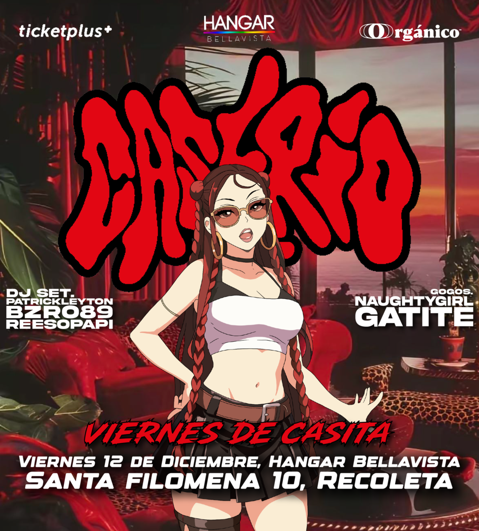 Viernes de Casita 🏠 en Caserío fiesta este 12 de Diciembre en Hangar