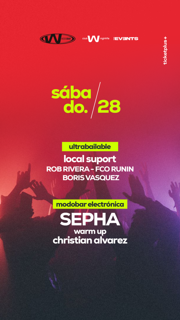  Sabado 28 FEBRERO / ☀️ OPEN CLUB - 2 Pistas de Baile💃 / Club W