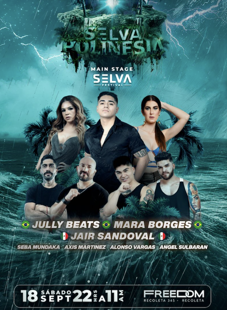 STRONG ENOUGH - POLINESIA - SELVA - TOBY - FIESTA TAQUILLA - 18 DE SEPTIEMBRE - 