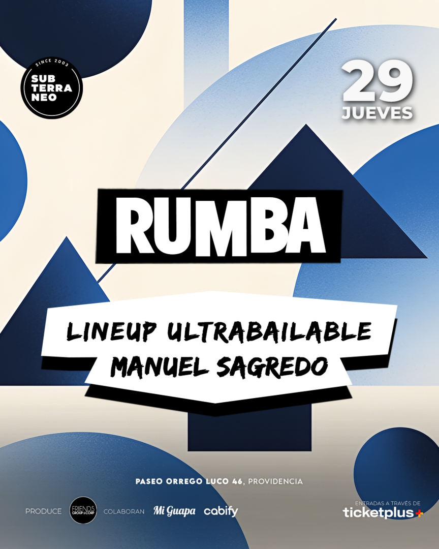 RUMBA Full Ultrabailable ★ JUEVES 29 OCTUBRE ★ Club Subterráneo (+21M & +23H)