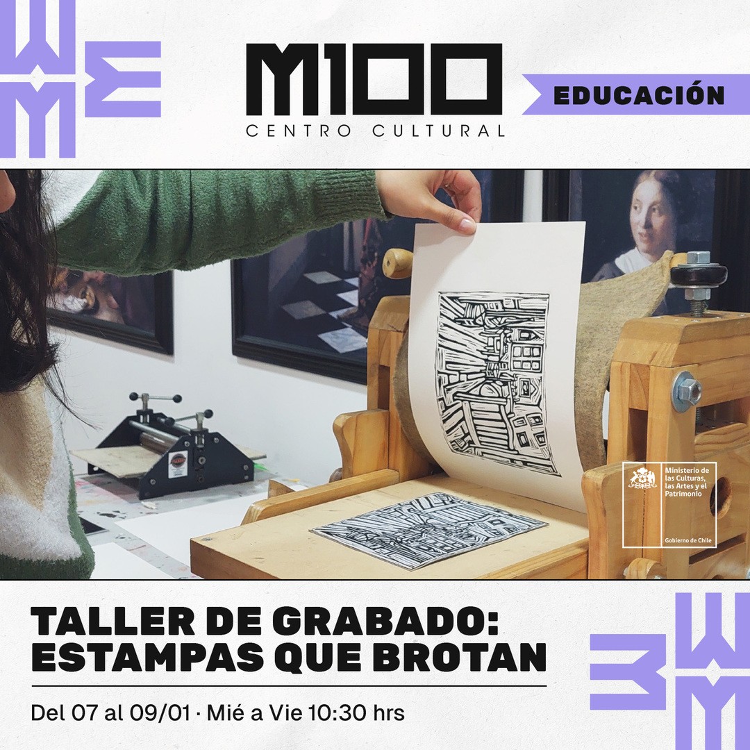 Taller de grabado: Estampas que brotan 