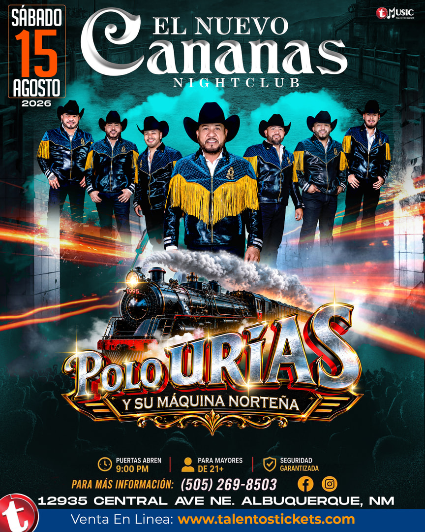 Polo Urias y Su Maquina Norteña en El Nuevo Cananas Nightclub de Albuquerque, NM