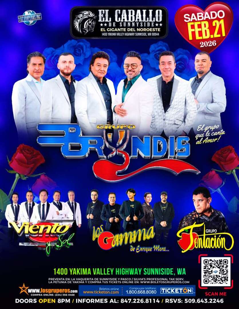 Grupo Bryndis-Viento y Sol-Los Gamma de Enrique Mora-Tentacion-El Caballo