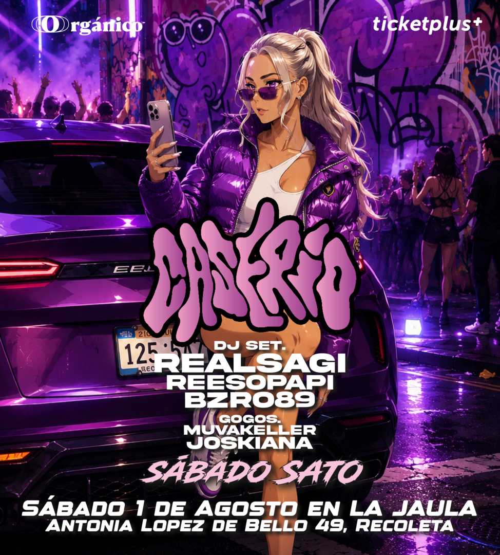 Sábado Sato 😈 en Caserío Fiesta Sábado 1 de Agosto en Spot La Jaula