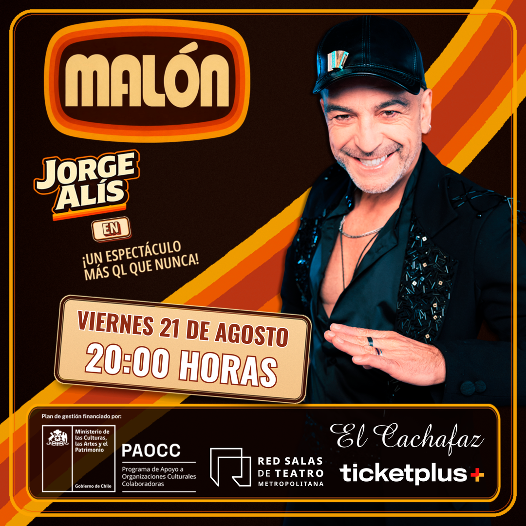 Jorge Alís-MALON - viernes 21 Agosto 20 hrs
