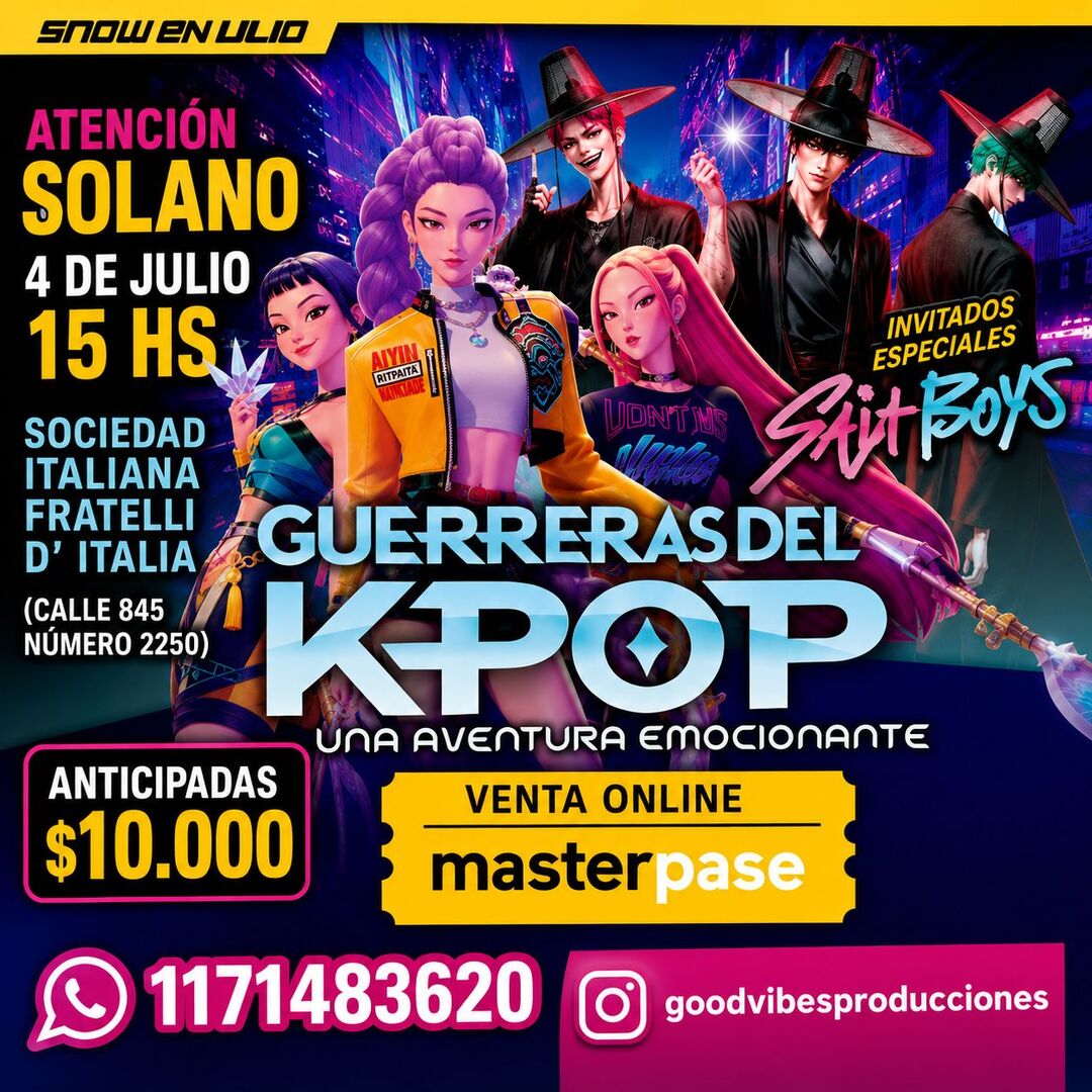 GUERRERAS DEL K-POP: Una aventura emocionante