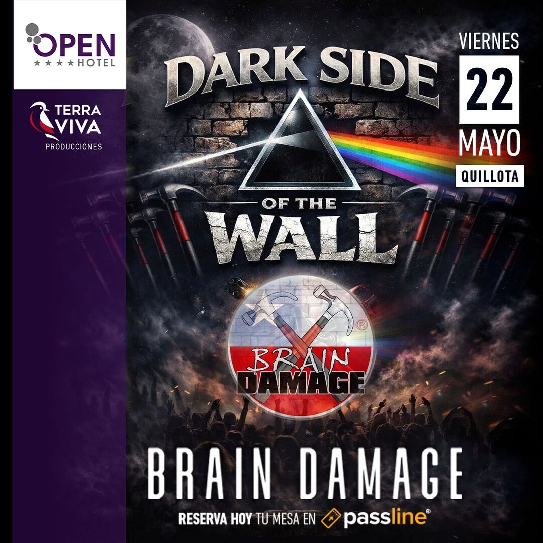 Open Hotel Quillota Presenta a Brain Damage Dark Side Of The Wall
