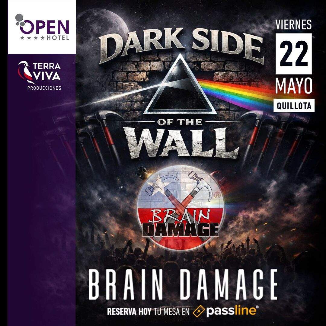 Open Hotel Quillota Presenta a Brain Damage Dark Side Of The Wall