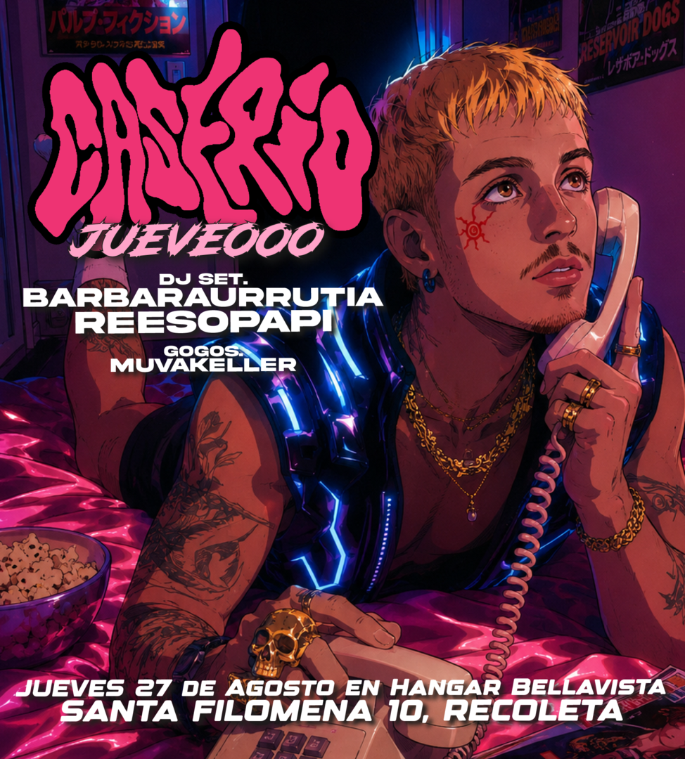 JUEVEOOO 🍭 en Caserío fiesta Jueves 27 de Agosto en Hangar Bellavista