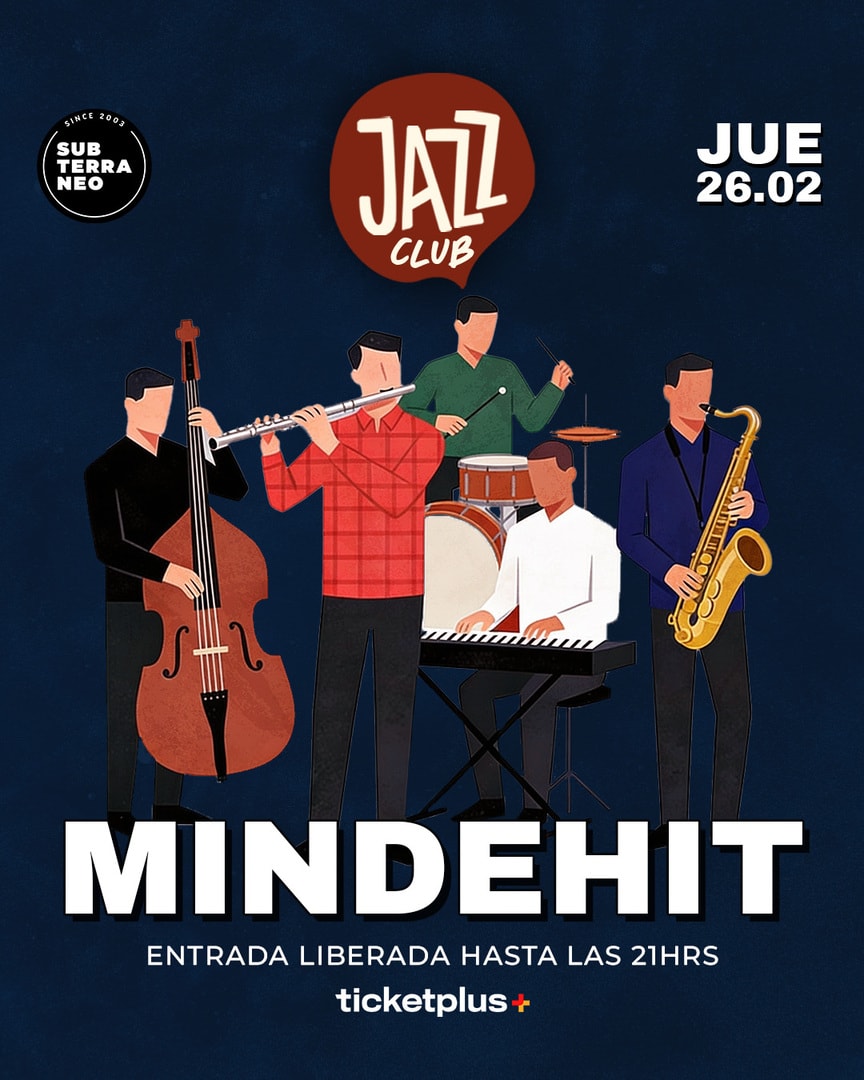 JAZZ CLUB 🎵 JUEVES 26 FEBRERO ★ Club Subterráneo 