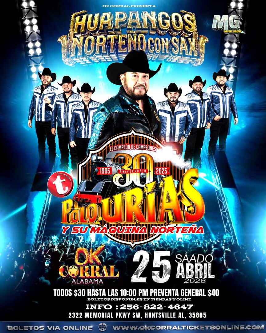 Polo Urias y su Maquina Nortena-Huapangos Norteno Con Sax