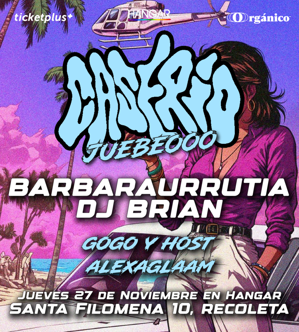 JUEVEOO! en Caserío Jueves 27 de Noviembre en Hangar bellavista