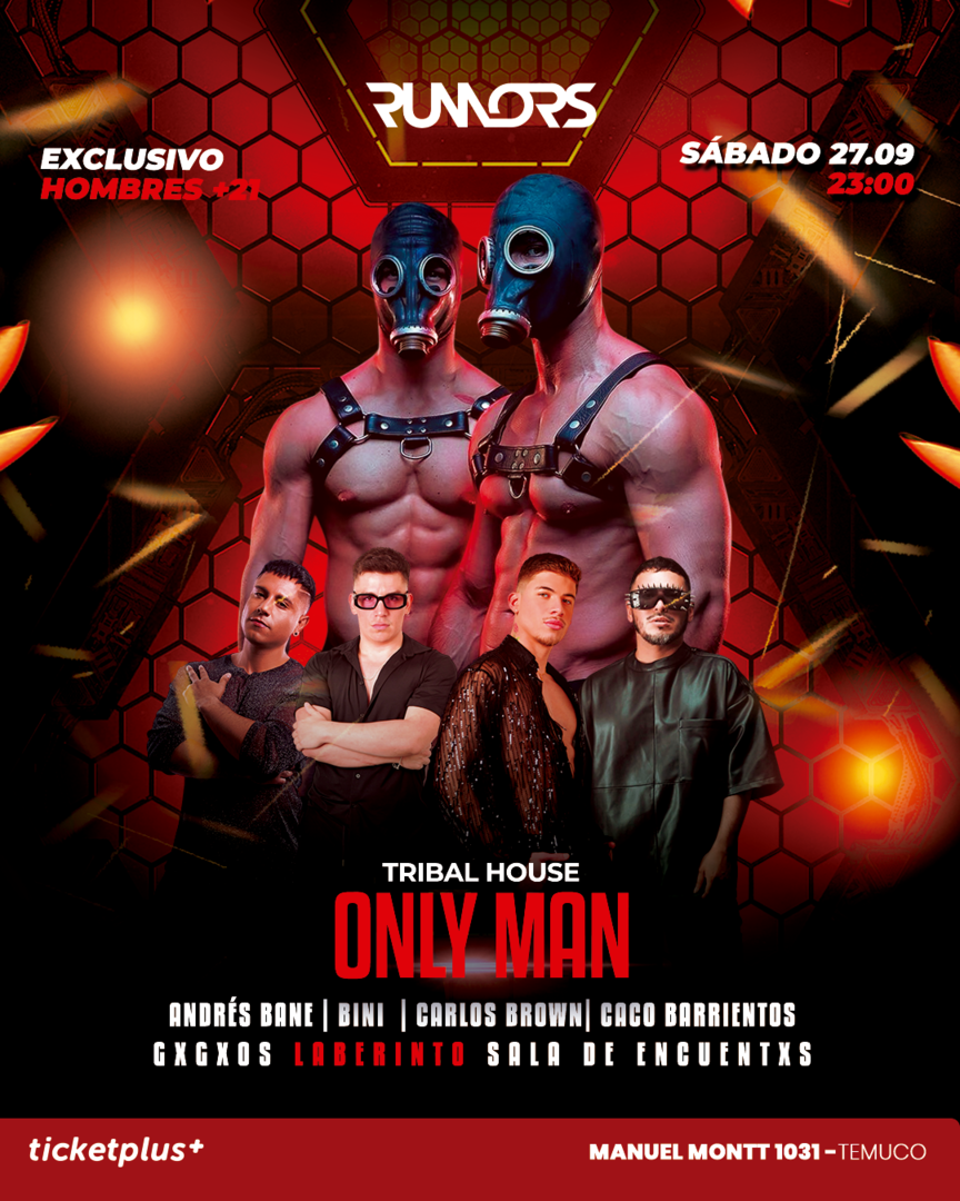 RUMORS ONLY MAN - 27 DE SEPTIEMBRE - 23:00