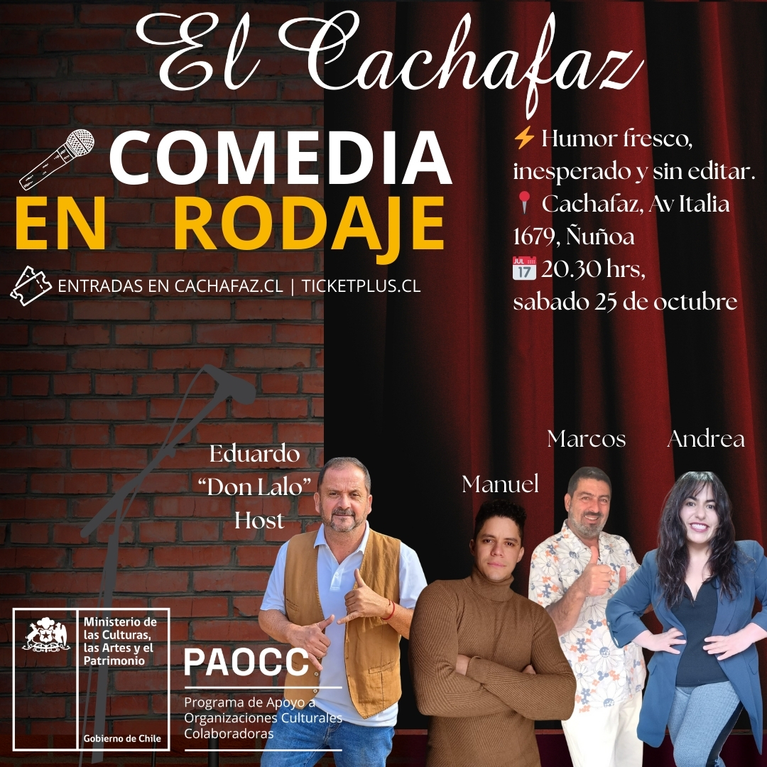 Show Stand Up - sábado 25 de Octubre 20:30 hrs