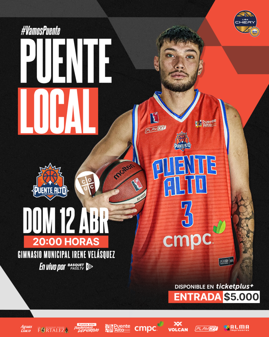 M. Puente Alto vs U. Católica / LNB / Liga CHERY by Cecinas Llanquihue / Semana 3