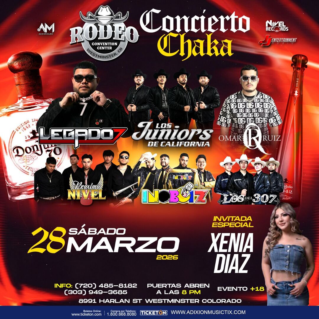 Legado 7-Los Juniors de California-Omar Ruiz-Proximo Nivel-Inoboiz-Los Del 307-Concierto Chaka-Rodeo Convention