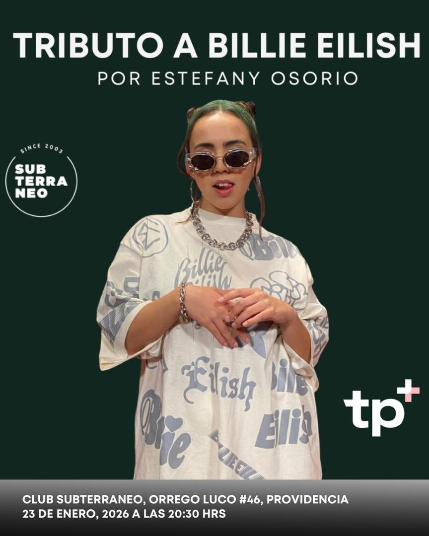 TRIBUTO BILLIE EILISH ★ VIERNES 23 ENERO ★ Club Subterráneo