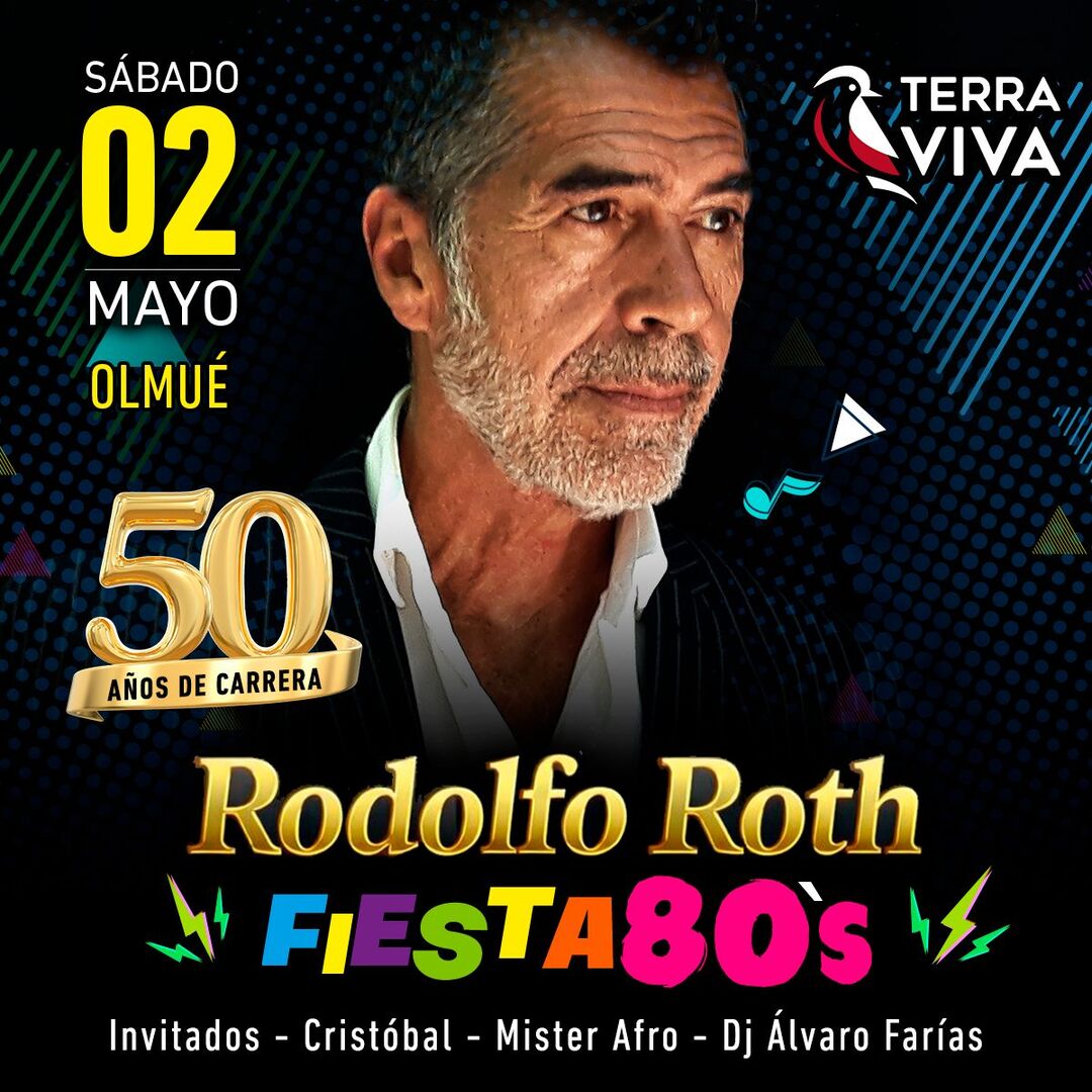FIESTA 80 CON RODOLFO ROTH, CELEBRAND 50 AÑOS DE CARRERA ARTISTICA