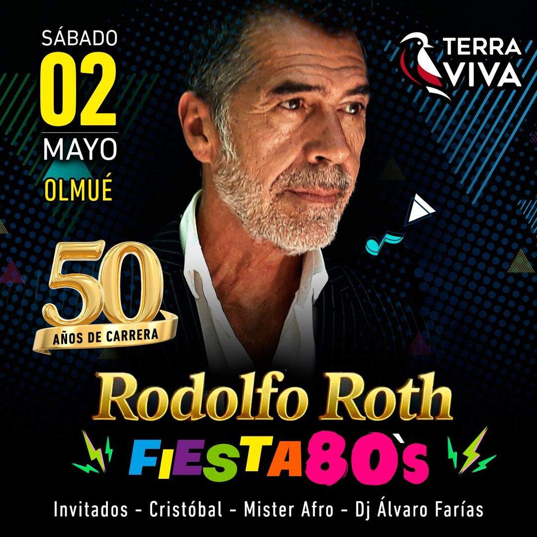 FIESTA 80 CON RODOLFO ROTH, CELEBRAND 50 AÑOS DE CARRERA ARTISTICA