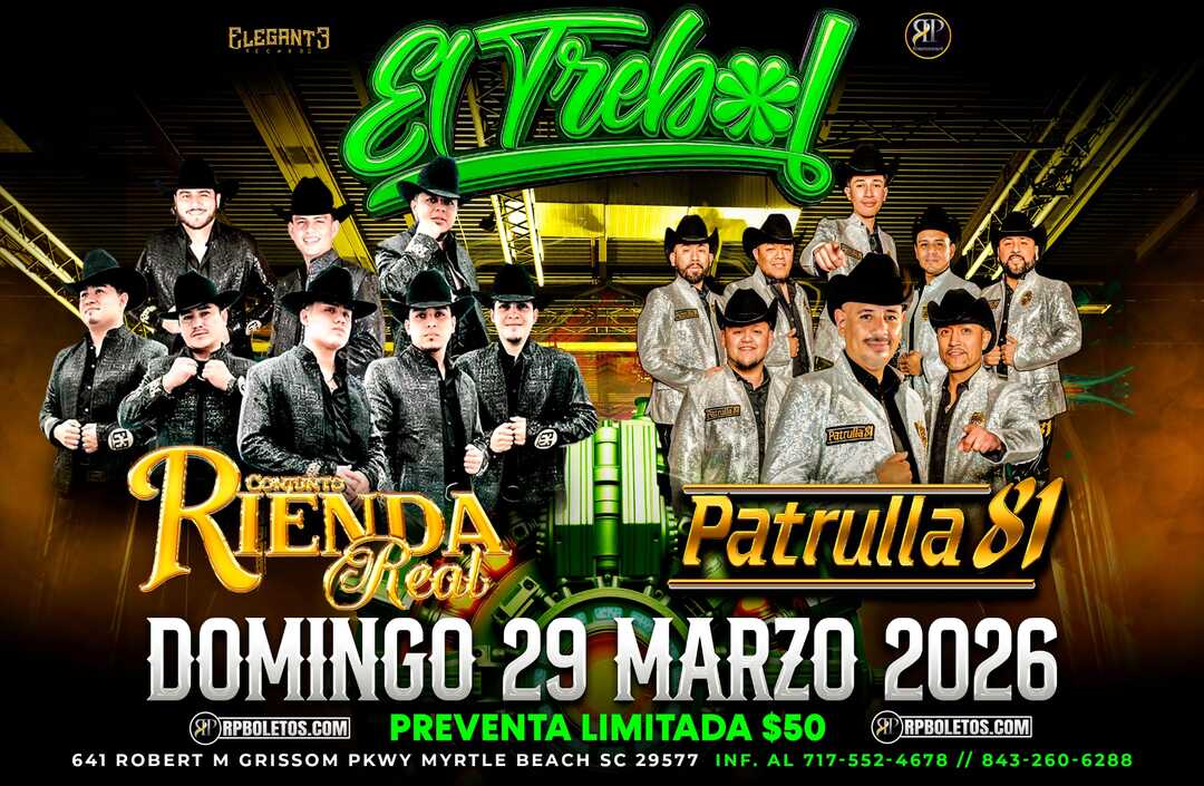 Conjunto Rienda Real-Conjunto Atardecer-Trebol-Myrtle Beach-SC